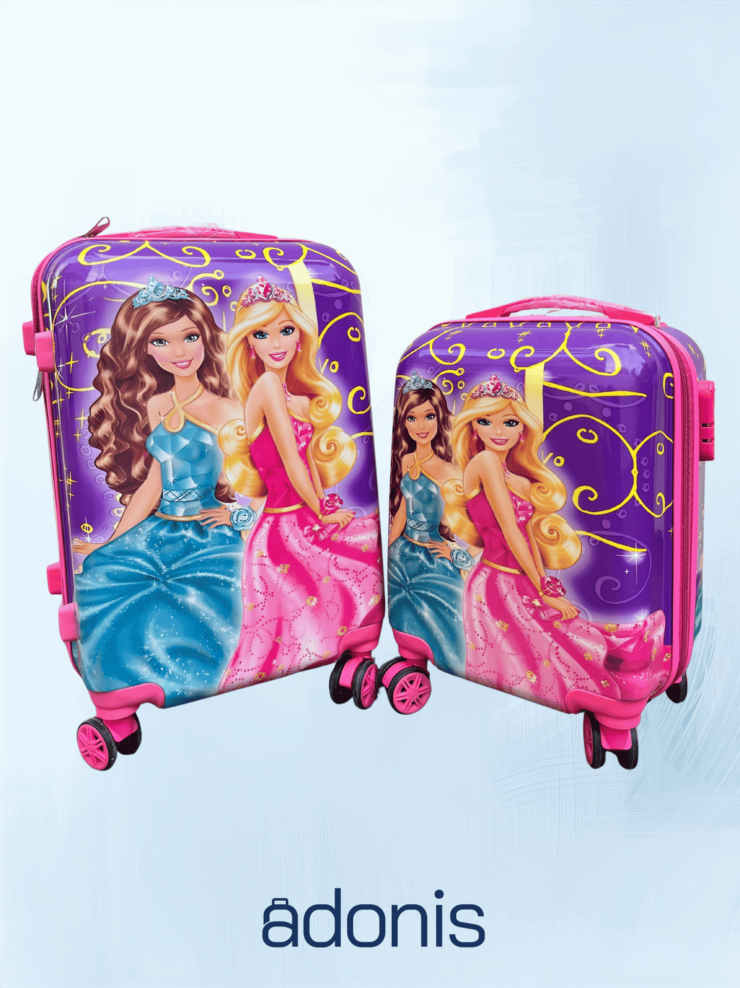 Set of 2 Carry-On Suitcases for Kids