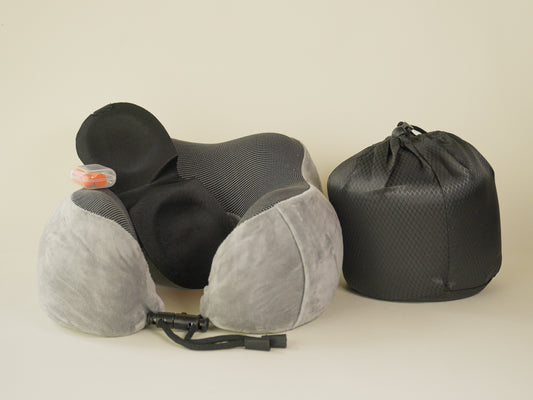 Foam Neck Travel Pillow with Eye Mask and Ear Plugs