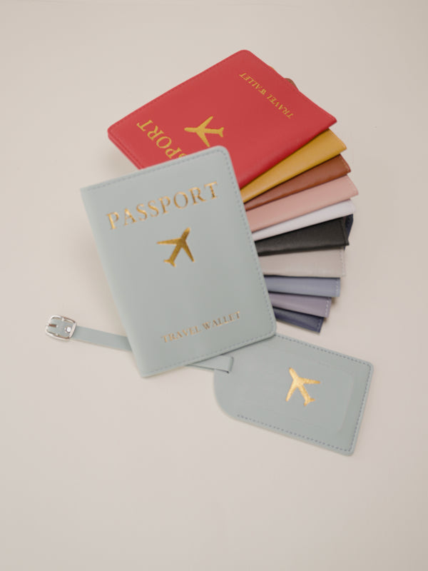 Passport Travel Holder with Luggage Tag