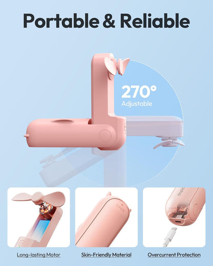 3 in 1 Mini Fan Handheld