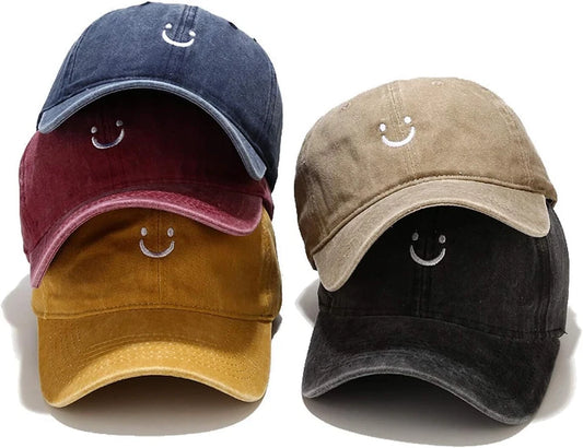 Smiley Face Vintage Cap