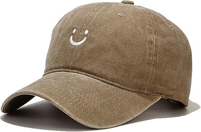 Smiley Face Vintage Cap